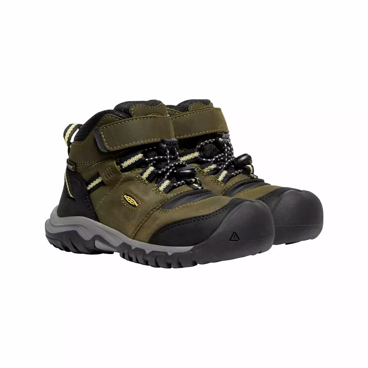 Keen RIDGE FLEX MID WP UNISEX - Outdoorschoenen - brown/red/bruin