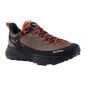 Buty turystyczne męskie Salewa Dropline Leather brązowe 00-0000061393 - Salewa