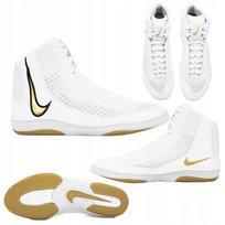 BUTY ZAPAŚNICZE MĘSKIE NIKE INFLICT 4 Białe/Złote r. 42,5
