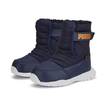 Buty zimowe dziecięce Puma Nieve Boot WTR AC INF granatowe 38074606-27 - Inna marka