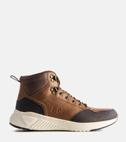 Buty Zimowe Lee Cooper Męskie Trapery Ocieplane Polar Brązowe Lcj-22-31-1458M 44