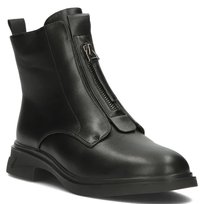 Buty zimowe ocieplane botki damskie za kostkę czarne Filippo DBT4848/23-40