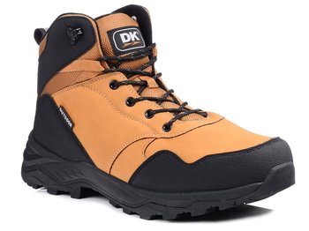 Buty zimowe trekkingowe męskie ocieplane za kostkę DK 17112 camel-43 - DK