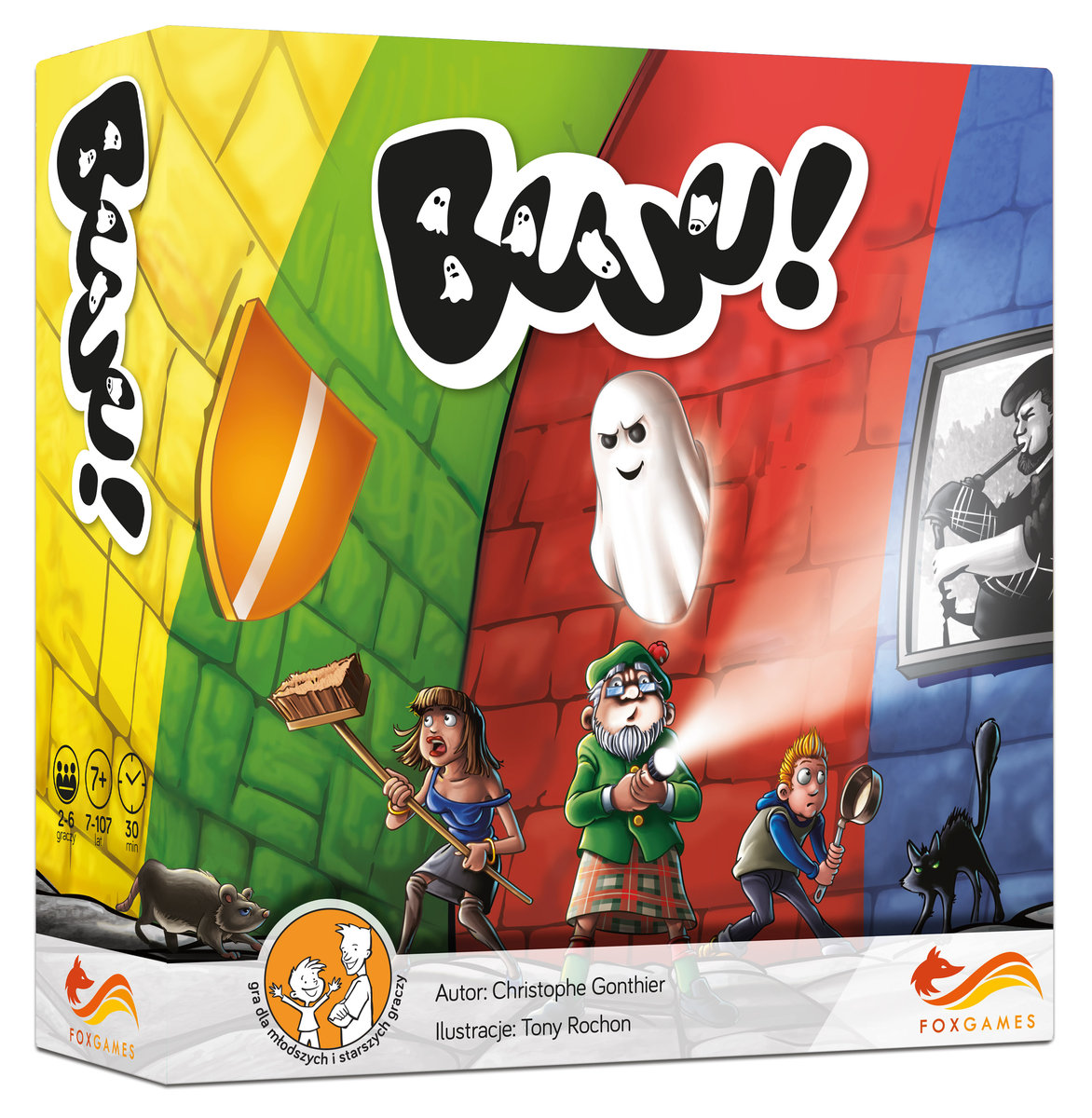Buuu!, gra planszowa, FoxGames