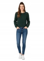 C&A SWETER DAMSKI KHAKI ZIMOWY AŻUROWY M W_A C&A