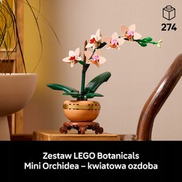 LEGO® ICONS BOTANICAL COLLECTION MAŁA ORCHIDEA (10343)– Idealny