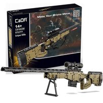 CaDA C81053W klocki konstrukcyjne broń strzelający karabin snajperski 978 el. CaDa