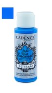Cadence, Farba matowa do szkła i porcelany 59 ml., królewski niebieski - Cadence