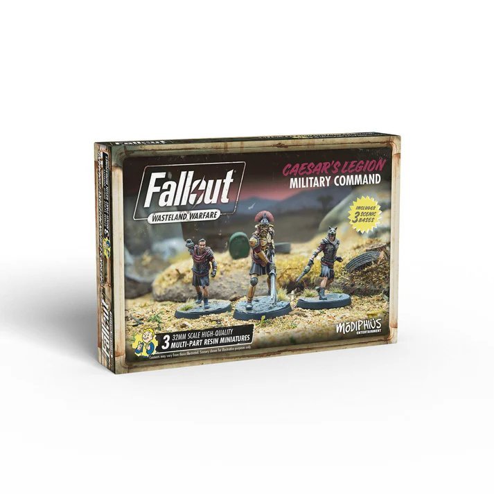 Caesar's Legion Military Command, Fallout Wasteland Warfare, Modiphius ...