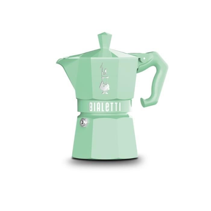 Bialetti Cafetiere Moka - BIALETTI - Moka Exclusive - 6 filiżanek - Zielona - Aluminium