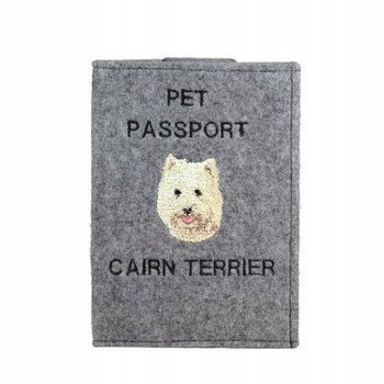 Cairn Terrier Haftowany pokrowiec na paszport - Inna marka