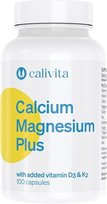 Calcium Magnesium Plus D3 i K2 Calivita 100 kapsułek