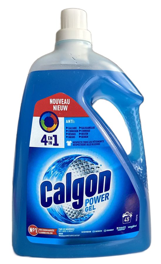 Calgon Powergel 4w1 żel czyszczący odkamieniacz do pralki 2,25 l 45 ...