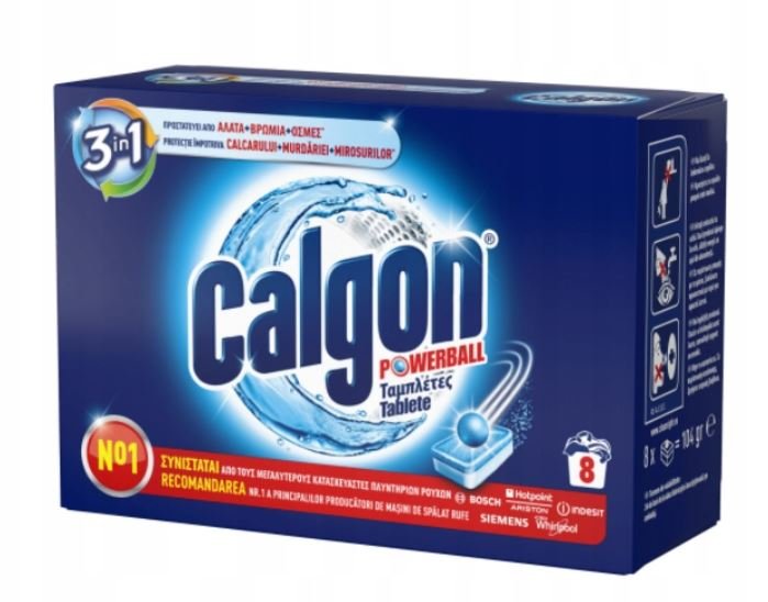 Calgon Model CALGON Tabletki do Odkamieniania Pralki 3w1 8sztuk - Calgon | Sklep ...