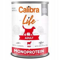 Calibra Life Adult Monoprotein Beef Carrots 400 G