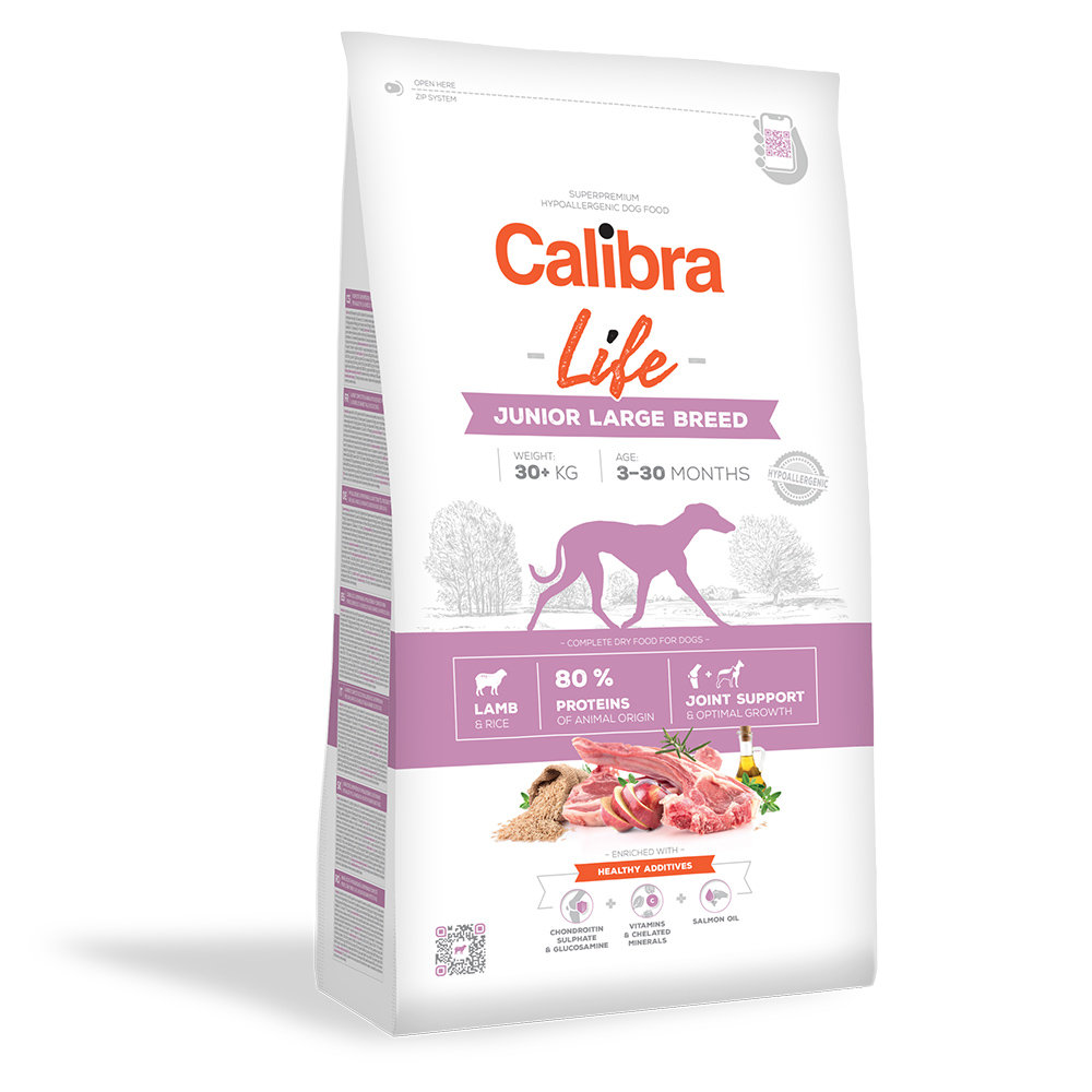 Calibra CALIBRA Life Dog Junior Large Breed Lamb 2,5kg