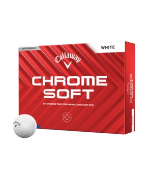 Callaway Piłki Chrome Soft Białe 2024 - CALLAWAY GOLF
