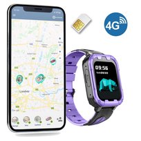 CALMEAN Child Watch Bravo 4G, fioletowy CALMEAN