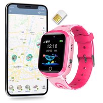 CALMEAN Child Watch JOY + Karta SIM, różowy