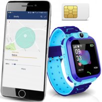 CALMEAN Easy + karta SIM, niebieski CALMEAN