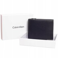 Calvin klein bezpieczny portfel męski czarny Calvin Klein