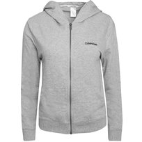 Calvin Klein Bluza Damska Z Kapturem Full Zip Hoodie Gray 000Qs6869E P7A S Calvin Klein