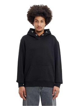 Calvin Klein Bluza Męska Logo Jacquard Hoodie Black J30J321883 Beh L - Calvin Klein