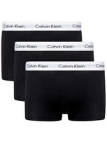 Calvin Klein Bokserki Męskie 3-Pak Czarne TRUNKI, Rozmiar L Calvin Klein