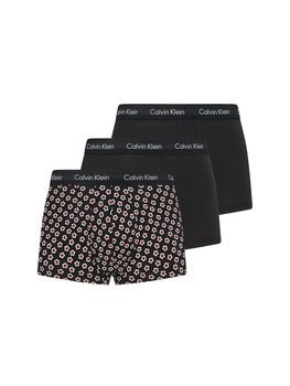 Calvin Klein Bokserki Męskie 3 Pary Low Rise Trunk Black 000Nb3055A X1L S - Calvin Klein