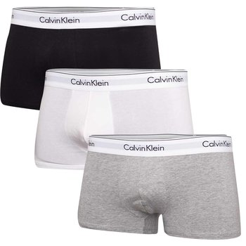 Calvin Klein Bokserki Męskie Trunk 3Pk Czarne/Szare/Białe 000Nb2380A Mp1 M - Calvin Klein