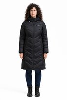 CALVIN KLEIN CZARNA PIKOWANA ZIMOWA KURTKA Z KAPTUREM M I4A Calvin Klein