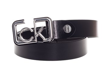 CALVIN  KLEIN DAMSKI PASEK DO SPODNI ADJ FIXED BUCKLE BELT 30MM BLACK K60K607327 BAX 90 - Calvin Klein