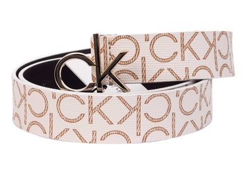 Calvin  Klein Damski Pasek Do Spodni Ck Logo Belt 30 Mm Mono  K60K607334 0K9 85 - Calvin Klein