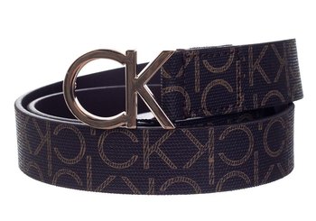 Calvin  Klein Damski Pasek Do Spodni Ck Mono Belt 3 Cm Brown K60K606446 0Hd 80 - Calvin Klein