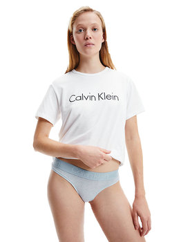 Calvin Klein Damskie Majtki Stringi Thong Blue 000Qd3751E V7J M - Calvin Klein