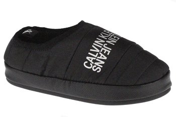 Calvin Klein Home Shoe Slipper W Warm Lining YW0YW00412-BEH, damskie kapcie czarne - Calvin Klein