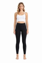 CALVIN KLEIN JEANS CZARNE LEGGINSY Z WYSOKIM STANEM I LOGO XL 1I4A Inna marka