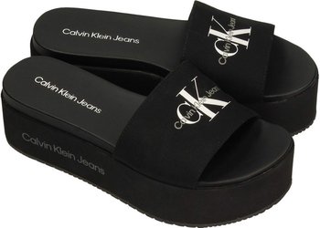 Calvin Klein Jeans Klapki YW0YW01036 40 Flatform Sandal Monogram - Inna marka