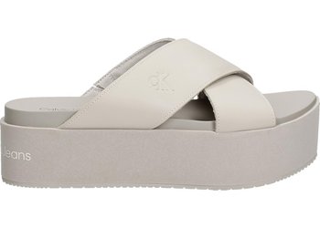 Calvin Klein Jeans Klapki YW0YW01349 40 Flatform Cross Mg Uc - Calvin Klein