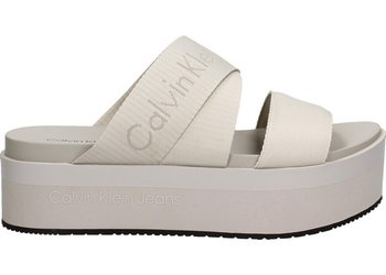 Calvin Klein Jeans Klapki YW0YW01361 37 Flatform Sandal Webbing In Mr - Calvin Klein