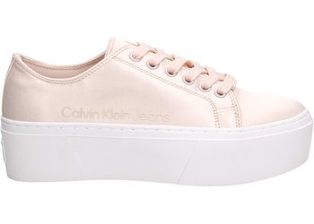 Calvin Klein Jeans Półbuty YW0YW00917 39 Flatform + Cupsole Satin - Inna marka