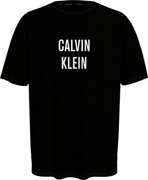 CALVIN KLEIN KOSZULKA MĘSKA T-SHIRT RELAXED CREW TEE BLACK KM0KM00750 BEH L - Calvin Klein