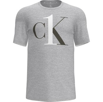 CALVIN KLEIN KOSZULKA T-SHIRT MĘSKI S/S CREW NECK GRAY 000NM1903E 1W7 L - Calvin Klein