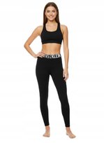 CALVIN KLEIN LEGGINSY W TYPIE RAJSTOP Z LOGOWANYM PASKIEM WYSOKI STAN M J5E Calvin Klein