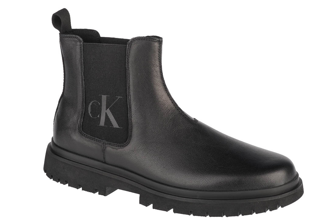calvin klein lug mid lace up boot