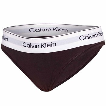 Calvin Klein Majtki Damskie Bikini 1P Brązowe 000Qf7047E Bkc L - Calvin Klein