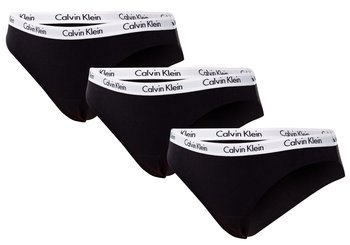 CALVIN  KLEIN MAJTKI DAMSKIE BIKINI 3 PARY BLACK QD3588E-001 - Rozmiar: XS - Calvin Klein