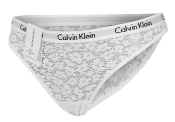 CALVIN  KLEIN MAJTKI DAMSKIE BRAZILIAN WHITE 000QD3859E 100 - Rozmiar: S - Calvin Klein