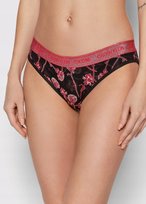 Calvin Klein Majtki Damskie Figi Czarne We Wzór S 0z5e1_b* Tia Calvin Klein