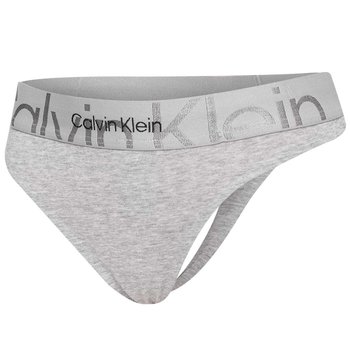 Calvin Klein Majtki Damskie Stringi Thong 1P Gray 000Qf6992E P7A L - Calvin Klein